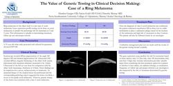 The Value of Genetic Testing in Clinical Decision Making-Case of Ring Melanoma
